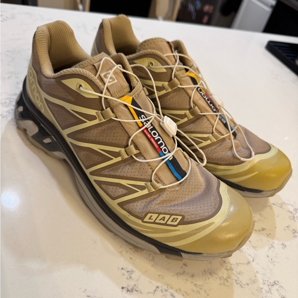 Salomon XT-6 “Safari” Men's Beige Hiking Shoes- Size 11